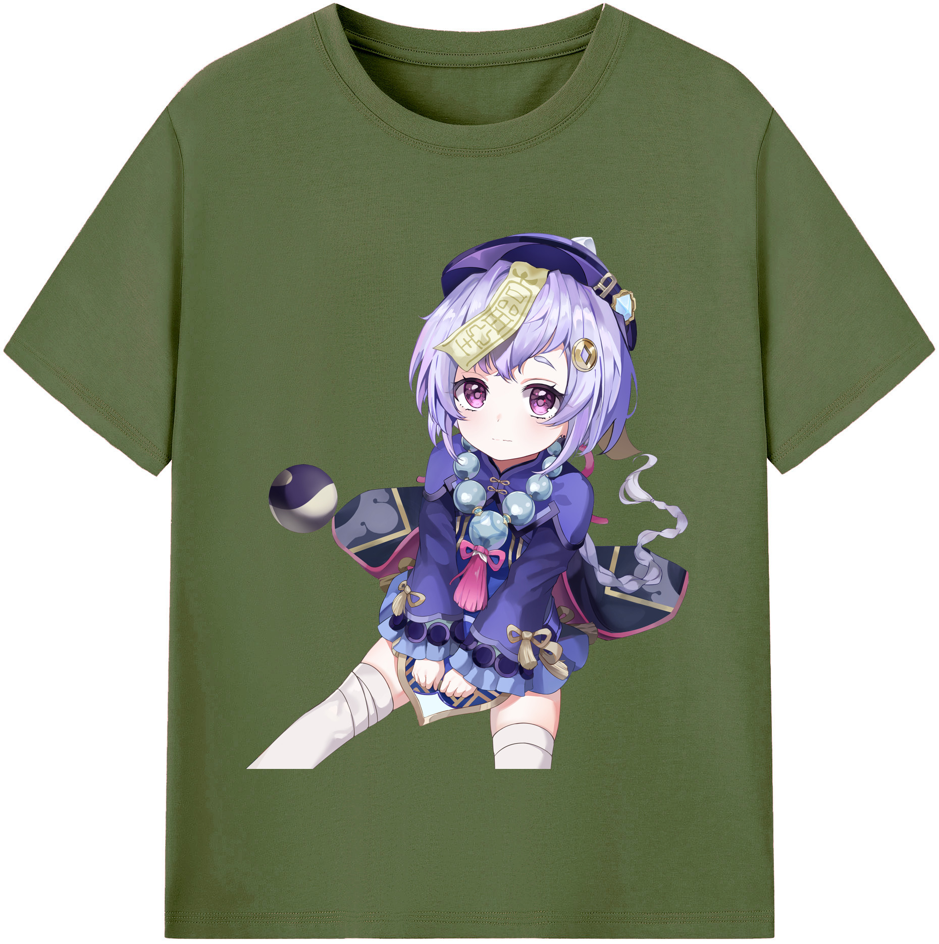 げんし神 七七 なな  genshin Nana 綿100％半袖Tシャツ（フロントプリント）